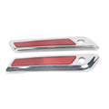 Chrome Saddlebag Hinge Latch Covers For Harley Touring Flhx Flhr Fltrx 2014-2023