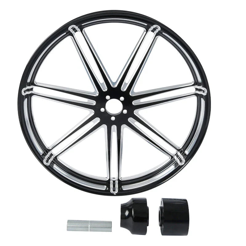 23" x 3.5" Front Wheel Rim & Single Disc Hub Fit For Harley Road King 1997-2021