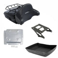 Chopped Trunk Backrest Pad Mount Rack Plate Fit For Harley Touring Fltrx 14-2026