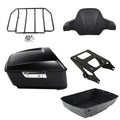 King Trunk Backrest Luggage Mount Fit For Harley Touring Electra Glide 2014-2026