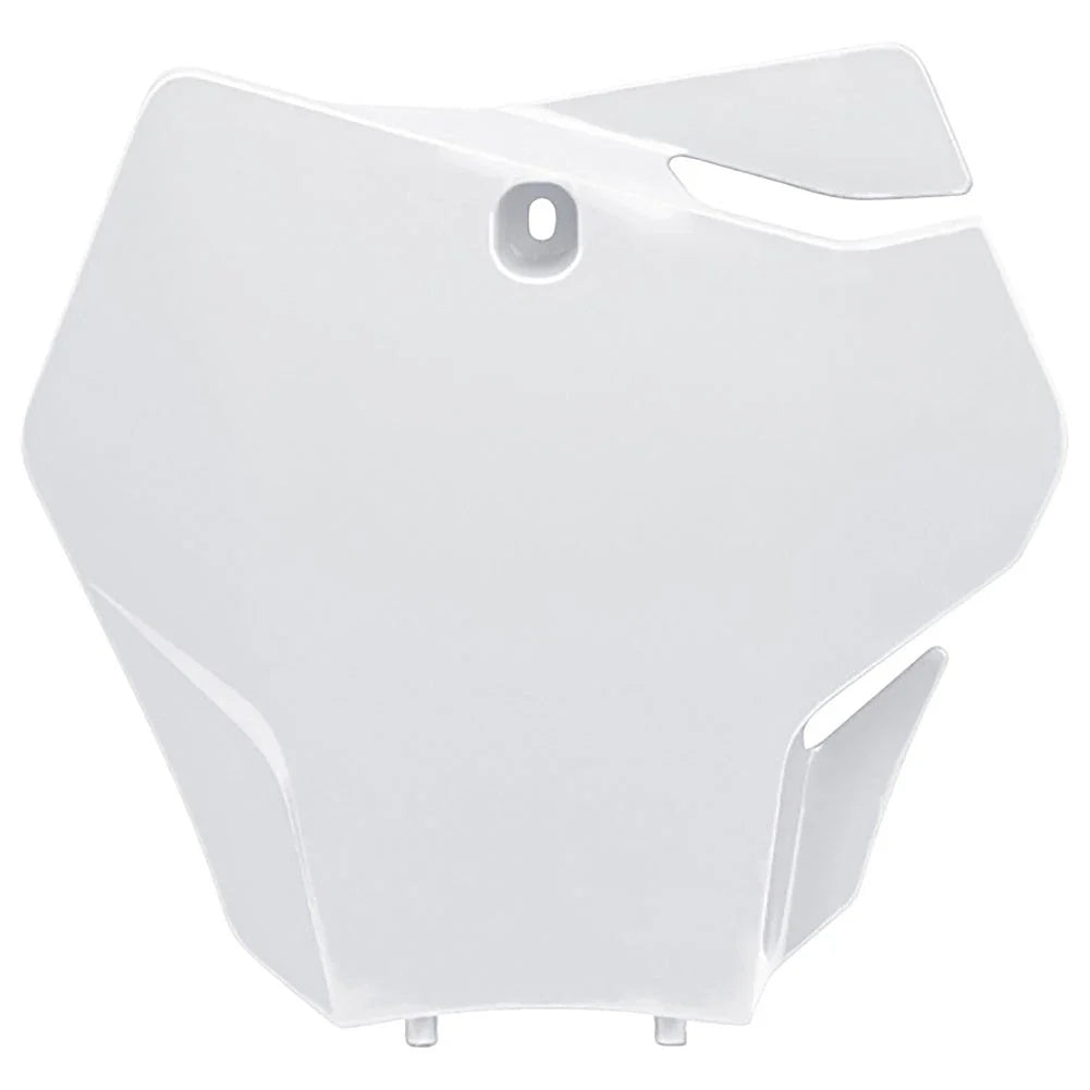 UFO Front Number Plate White For GASGAS MC 450F Troy Lee Designs 2022
