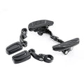 Passenger Floorboards W/ 1-1/4" Highway Footpegs Fit For Harley Touring 93-2025