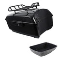 Black King Trunk Top Rack For Harley Touring Electra Street Road Glide 2014-2026