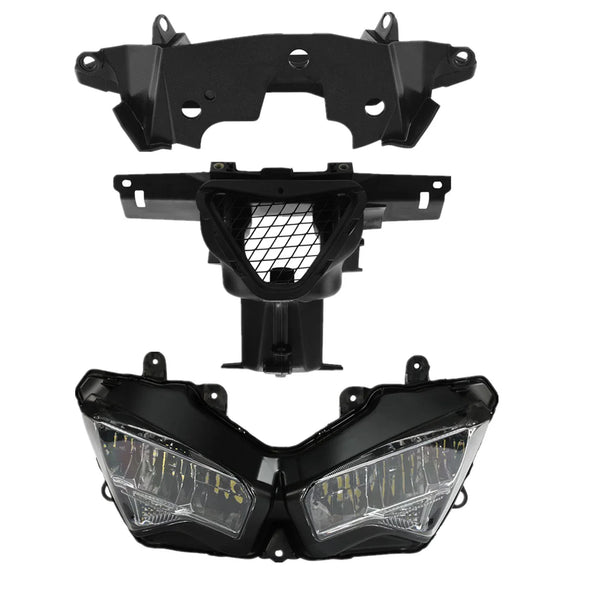 Headlight & Ram Air Duct Fairing Stay Bracket Fit For Kawasaki Ninja ZX6R 19-23