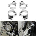 39mm Windshield Fairing Mount Fork Clamps Clip Fit For Harley Dyna Sportster XL