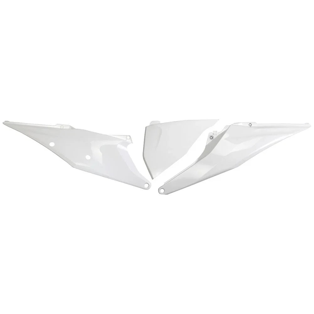 UFO Side Panels Non Vented White For KTM 250 XC 2019