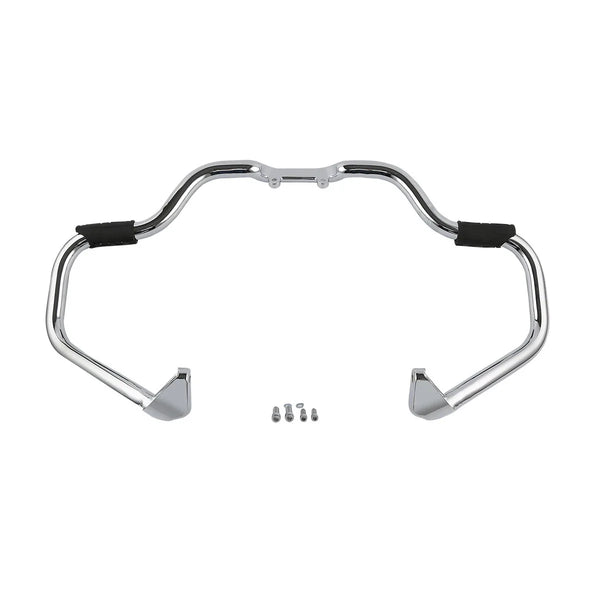 Chrome Mustache Engine Guard Crash Bar Fit For Indian Chieftain Dark Horse 16-25