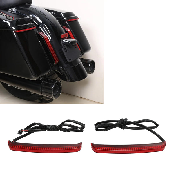 LED Saddlebag Light Run Brake Turn Signal Fit For Harley Touring Road King 14-24