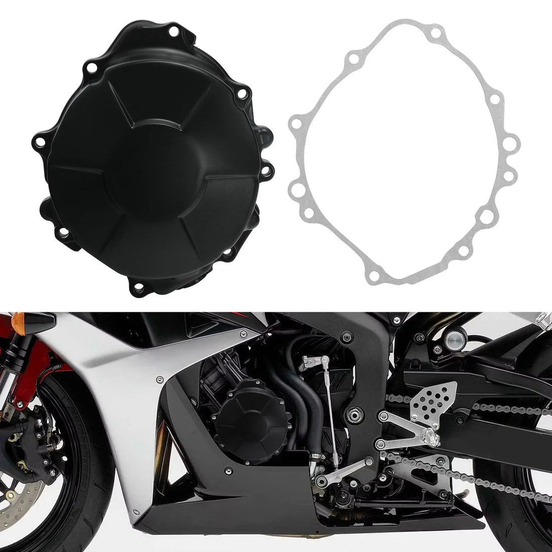 Left Engine Stator Cover Crank Case Fit For Honda CBR600RR 2007-2025