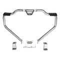 Mustache Engine Guard Bar Bracket Mount Fit For Harley Low Rider ST 22-25 Chrome