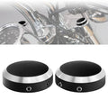 Front Upper Fork Cap Stem Nut Covers Fit For Harley Sportster 14+ Softail 09-25