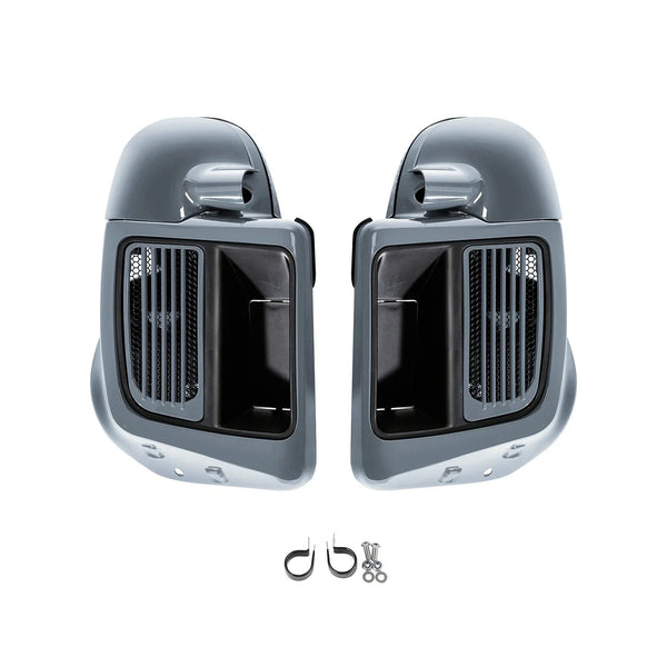 Lower Vented Fairings Fit For Harley Water-Cooled Road Glide 14-Up Gunship Gray