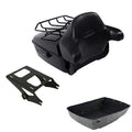 King Trunk Backrest Mount Rack Fit For Harley Touring Road Electra Glide 14-2026