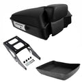 Matte Chopped Trunk Backrest Mount Rack Fit For Harley Sport Glide 2018-21