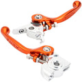 Tusk Axis Folding Lever Set Short Orange For KTM 350 XCF-W 2012-2013