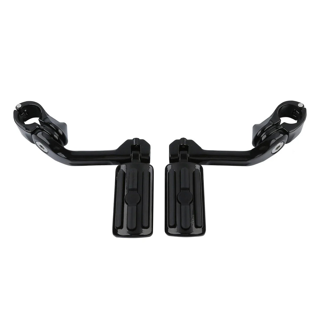 1 1/4" Highway Long Mount Foot Pegs For Harley Davidson Touring Engine Guards