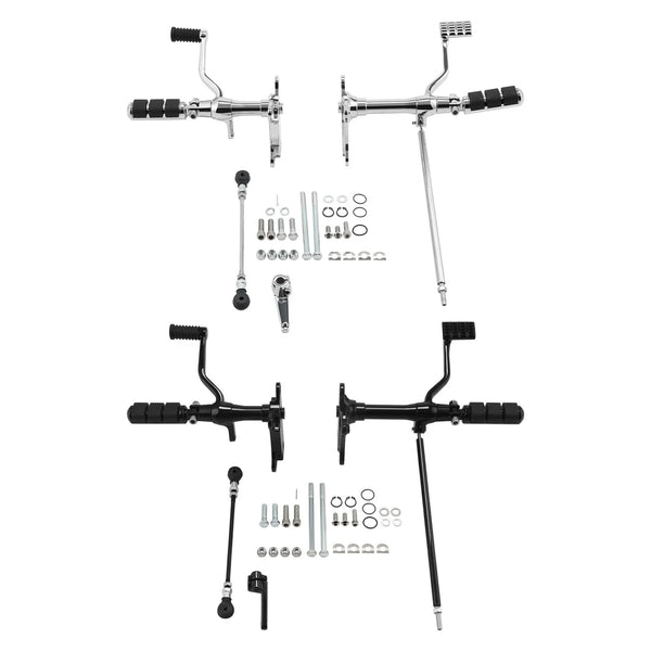 Forward Controls Pegs Lever Linkage Kit Fit For Harley Sportster 883 1200 91-03