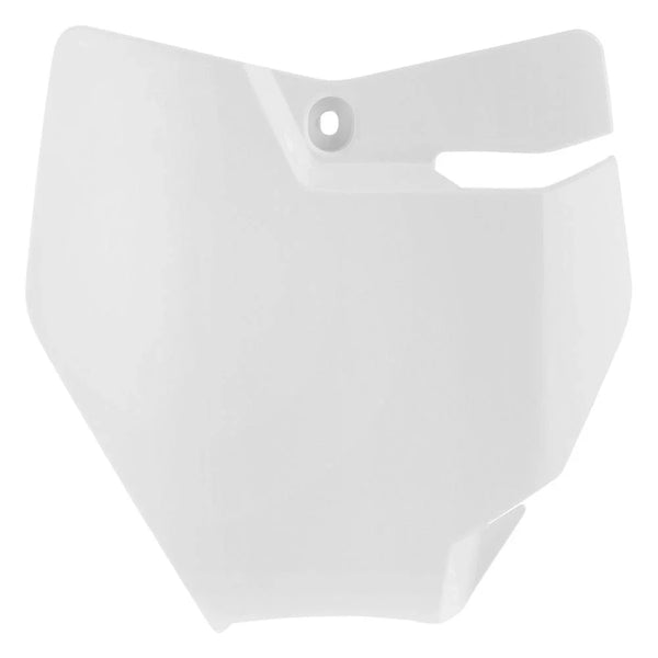 Acerbis 2449400002 Front Number Plate White