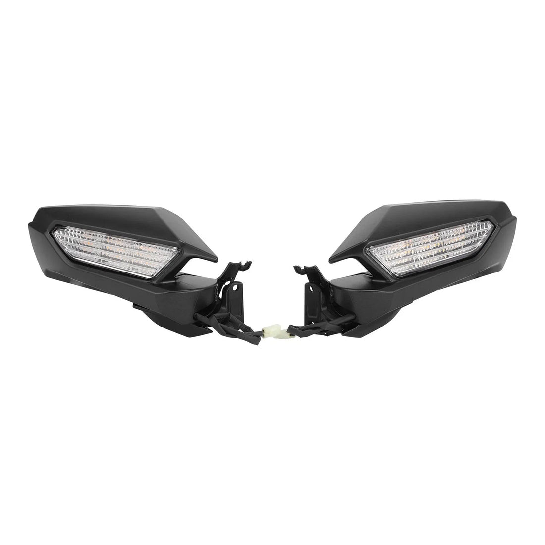 Matte Black Rearview Mirror LED Turn Signals Fit For Honda Goldwing 1800 2018-25