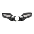 Matte Black Rearview Mirror LED Turn Signals Fit For Honda Goldwing 1800 2018-25