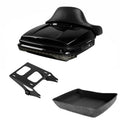 Chopped Trunk Backrest LED Light Mount Fit For Harley Electra Road Glide 2014-26