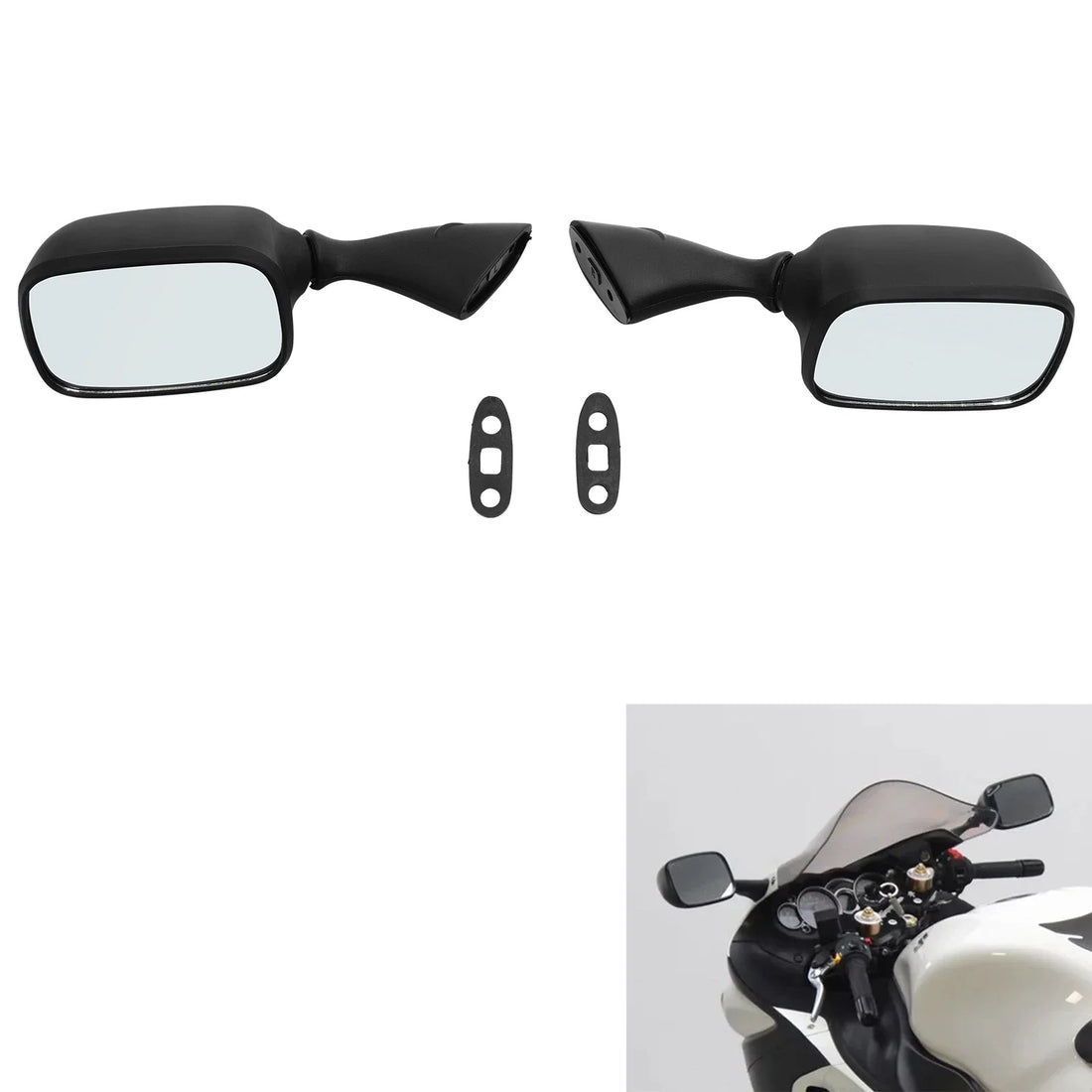 Rear View Mirrors Fit For Suzuki Gsxr 600 GSX-R 750 2001-2003 GSXR1000 2001-2002