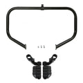 Black Highway Engine Guard Bar Footpeg Pegs Fit For Harley Street Glide 2009-24