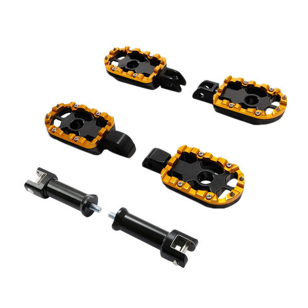 Driver Passenger Footpegs W/ Bracket Fit For Harley Softail Low Rider 2018-2025