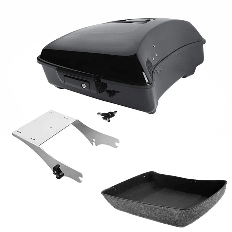 Chopped Trunk Luggage Mount Rack Fit For Harley Touring Electra Glide 1997-2008