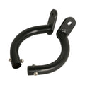 Black Saddlebags Guard Support Bracket Fit For Harley Touring 1997-08