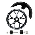 21" Front Wheel Rim Dual Disc Hub Fender Fit For Harley Touring ABS 1997-2021