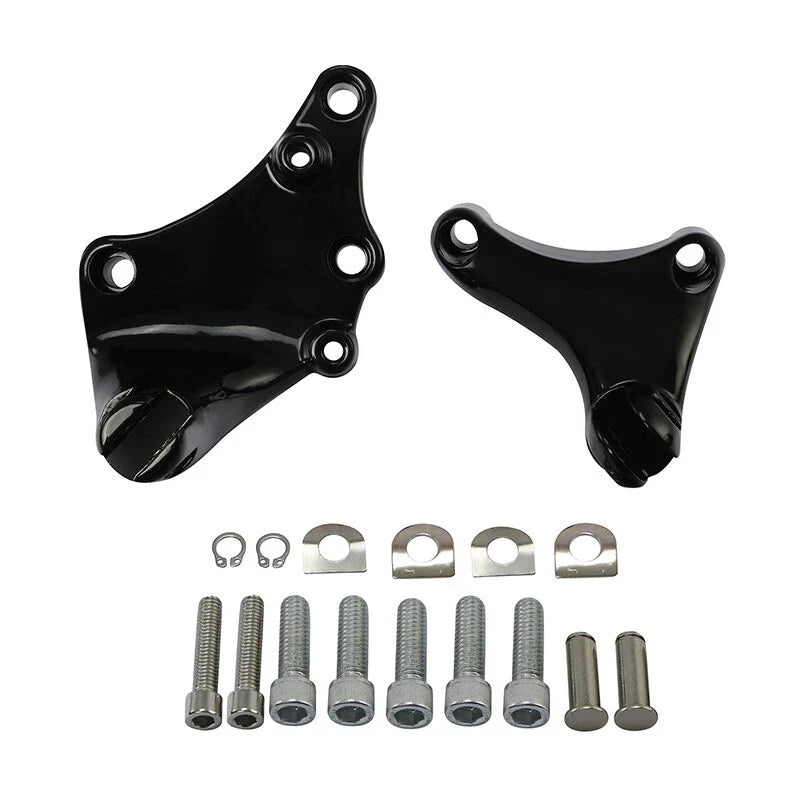 Rear Passenger Foot pegs Pedal Mount For Harley XL 883 1200 Sportster 2014-2022