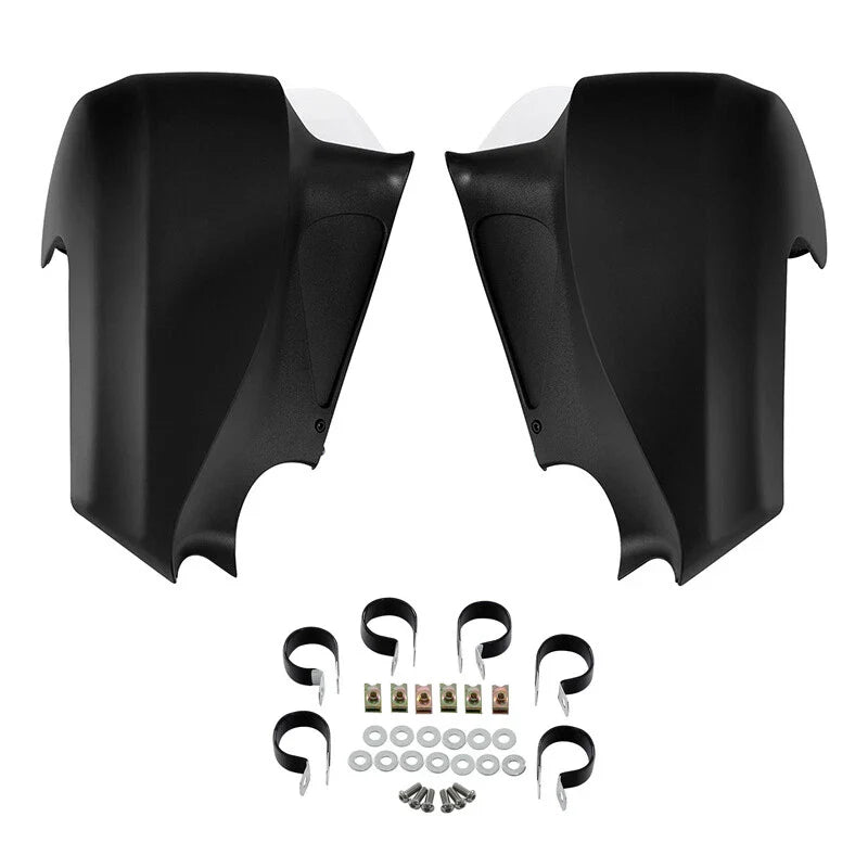 Matte Black Hard Lower Fairings Assembly Kit Fit For Indian Chieftain 2014-2018