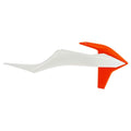 Acerbis Radiator Scoops White/16 KTM Orange For KTM 350 XC-F 2019-2022
