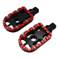 10mm Footpegs Pegs Footrest Fit For Harley Touring Electra Road Street Glide