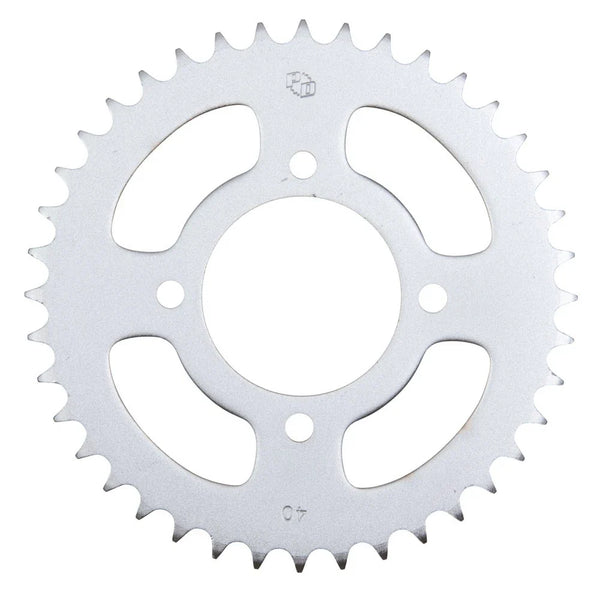 Primary Drive Rear Steel Sprocket 40 Tooth Silver For Suzuki LT500 Quadracer