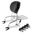 12" Backrest Sissy Bar Quick Release Spool Fit For Indian Chief Dark Horse 16-18