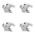 4PCS 41mm Windshield Clamps Fit For Harley Wide Glide 93-2005 Softail 1988-2013