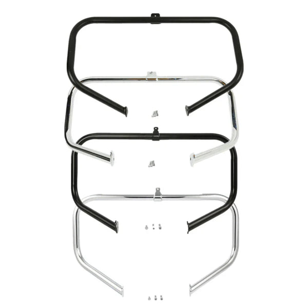 Chrome/Black Highway Engine Guard Crash Bar Fit For Harley Touring 97-08 / 09-24