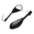 Rear View Mirrors with LED Turn Signal Light Fit For Ducati Panigale V4 18-21