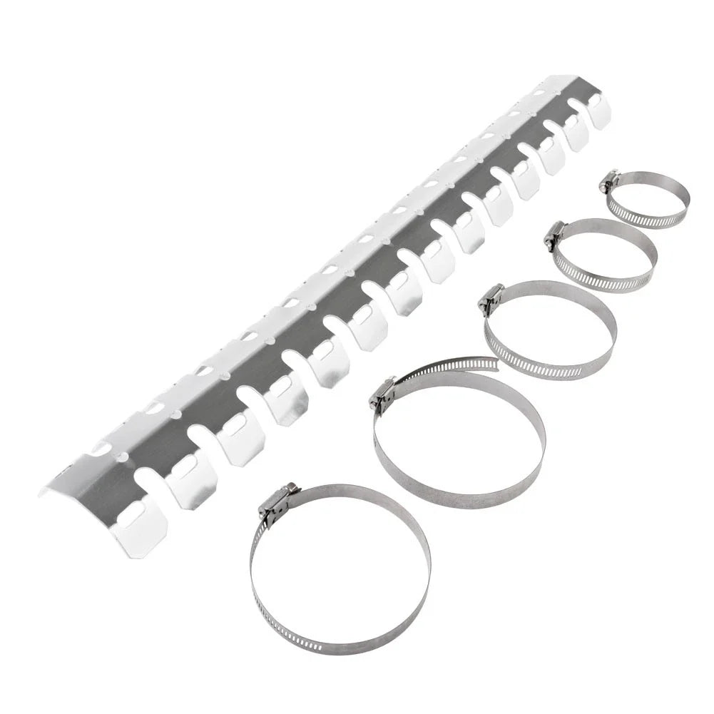 Tusk Aluminum Pipe Guard Silver For Sherco 250 SE Six Days 2018