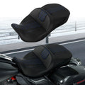 Driver & Passenger Seat Stitch Blue Fit For Harley Touring Road Glide 2009-2023