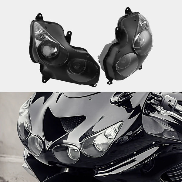 Headlight Assembly Head Lamp Fit For Kawasaki Ninja ZX14R ZZR1400 2006-2011