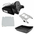 Matte Chopped Trunk Luggage Pad Mounting Rack Plate Fit For Harley Touring 14-26