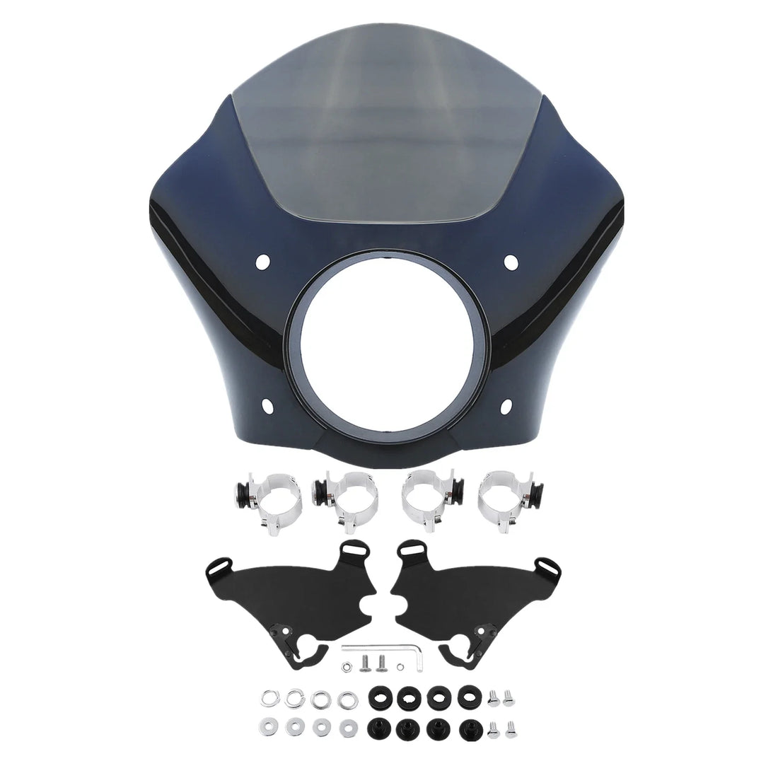 Gauntlet Headlight Fairing Windscreen Fit For Harley Sportster 883 1200 88-22 US