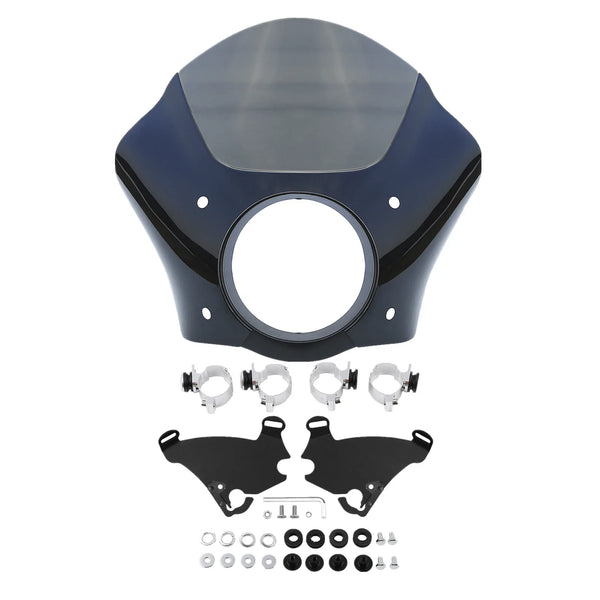 Gauntlet Headlight Fairing Windscreen Fit For Harley Sportster 883 1200 88-22 US