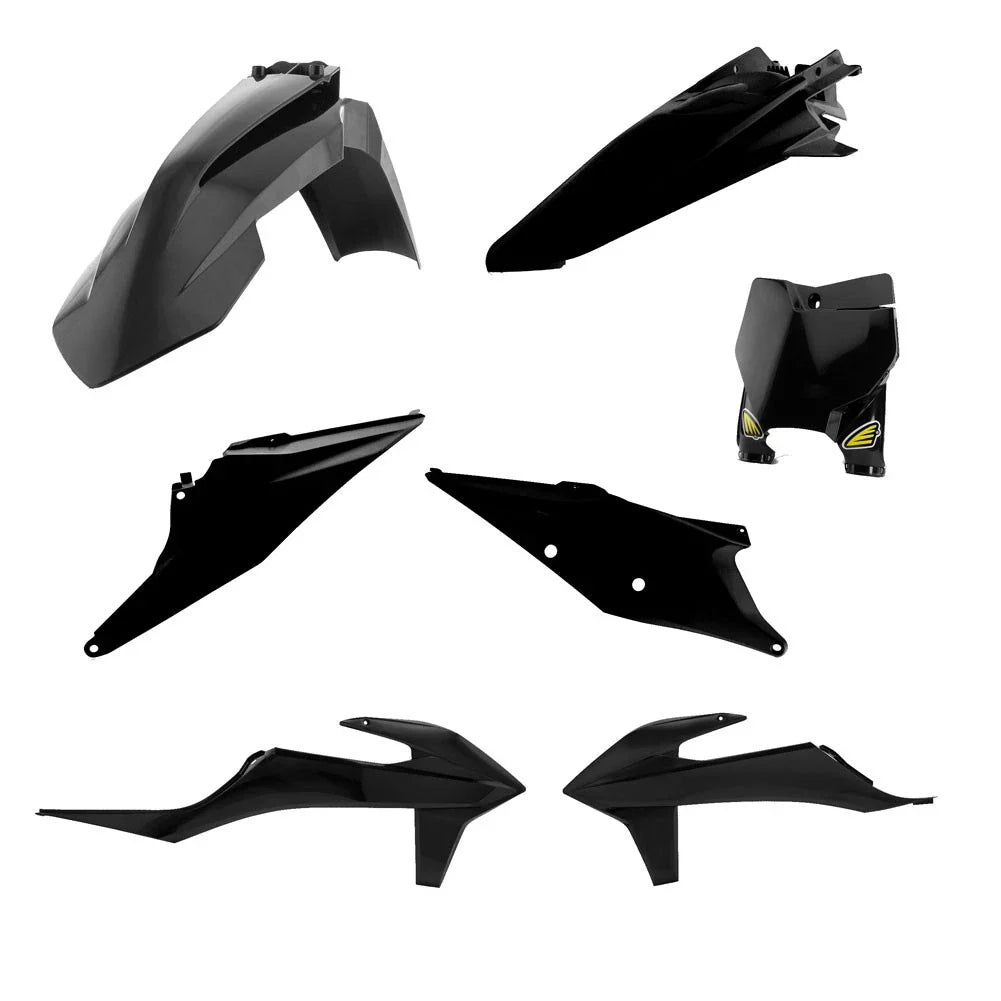 Cycra Replica Plastic Kit Black For KTM 250 SX-F 2019-2022