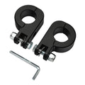 32mm Highway Bar Foot Rest Footpegs Mount Clamp Fit For Harley Touring Road King