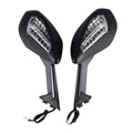 Rear View Mirrors LED Turn Signal Light Fit For Ducati 959 1299 Panigale S 15-20