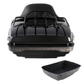 King Trunk Pad Rack Brake Tail Lamp Fit For Harley Touring Cvo Road Glide '14-26